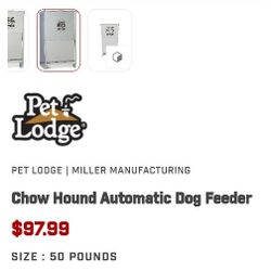 Pet Lodge Chow Hound 50 Pound Automatic Dog Feeder 