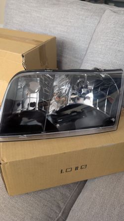 Ford Crown Victoria Black Headlights