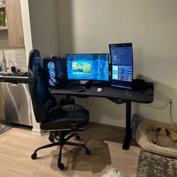 Full Gaming & Streaming Setup - Ryzen 9 / RTX 3060 / Dual 27” Curved Monitors - $1,700 OBO