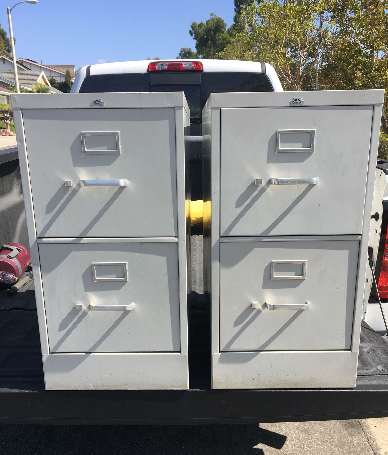 Pinnacle 2 drawer filing cabinets (2)