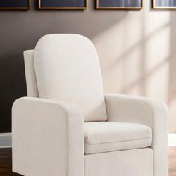 Glider Swivel Chair Dark Gray-swivel Available In White