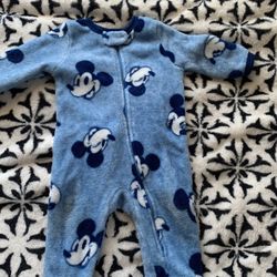 6-9month Baby Mickey Mouse Cozy Onsie