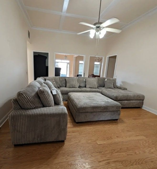 Gray 6PC Sectional - Atlanta Same Day Delivery 