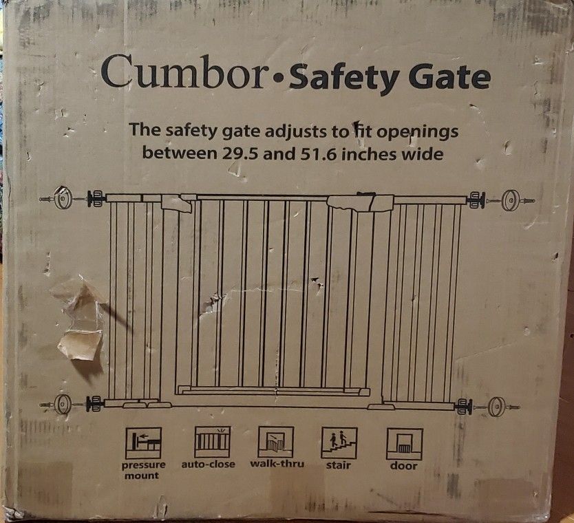 Cumbor 29.7"-51.5" Baby Gate

