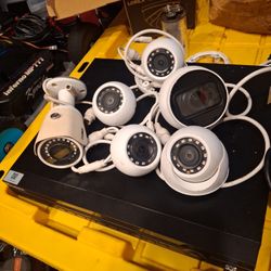 5 Lorex Security Cameras Wired Ethernet 4k 