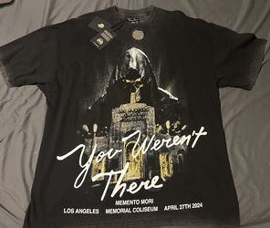 Darc Sport Shirt Mens Large Black Memento Mori Wolves You Weren't There Tour 2024