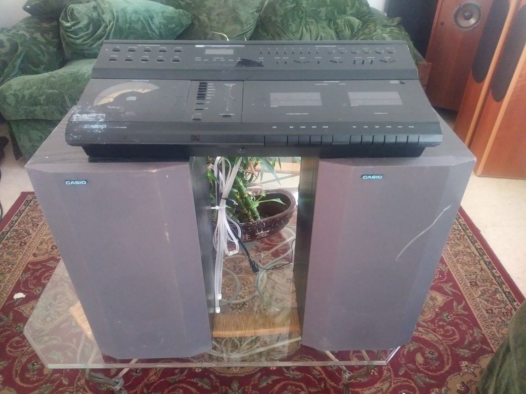 Rare casio ms6025ca music system stereo
