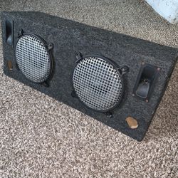 Stereo Speaker Cabinet And Amplifier