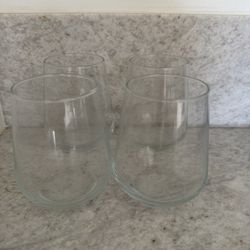 Stemless Wine Glasses - Set Of 4