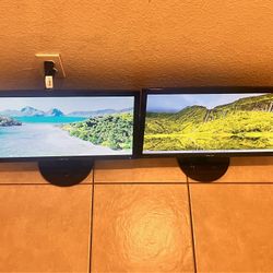 Set (2) Asus VS228 21" Widescreen LCD Flat Panel Monitors HDMI DVI VGA