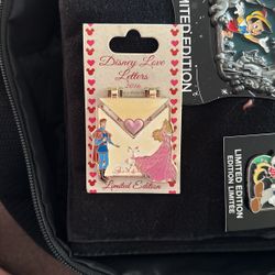 Disney Love Letters Sleeping Beauty Pin