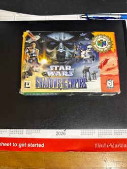 Star Wars Shadows of the Empire N64 1996 CIB