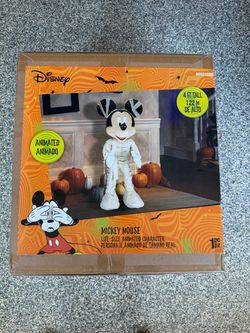 Animated 4' Disney Mickey Mouse Mummy Animatronic Halloween Lowe’s SOLD OUT!!!