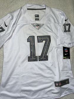 WOMENS LAS VEGAS RAIDERS Laces Football Jersey Silver –