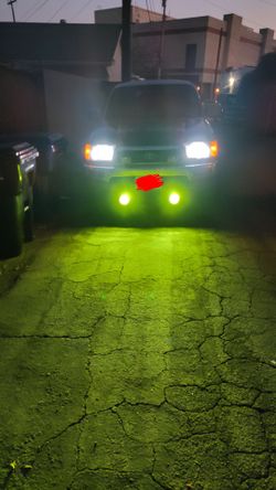 H11 led fog lights lemon yellow super bright! New!!