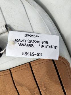 C5565-071 NAUTI-BUOY 675 Voyager Inflatable Platform 14'9"x 4'11"