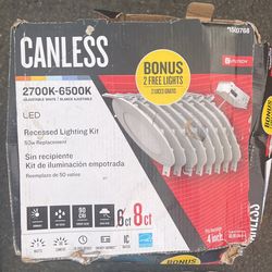 LED Recessed Lightning Kit 2 Pack 