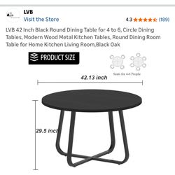Round Dining Table And Chairs