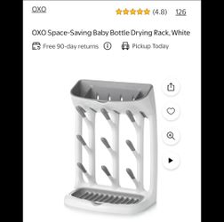 OXO Space- Saving Baby Bottle Drying Rack