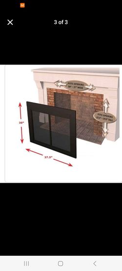 Fenwick Small Glass Fireplace Doors