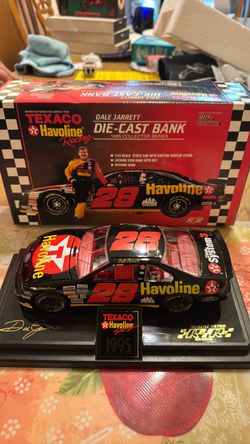 Texaco dale jarrett die cast bank 1:24 scale