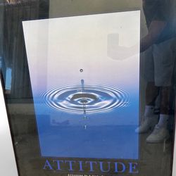 Successories Posters Attitude Drop Motivational Poster 24x30