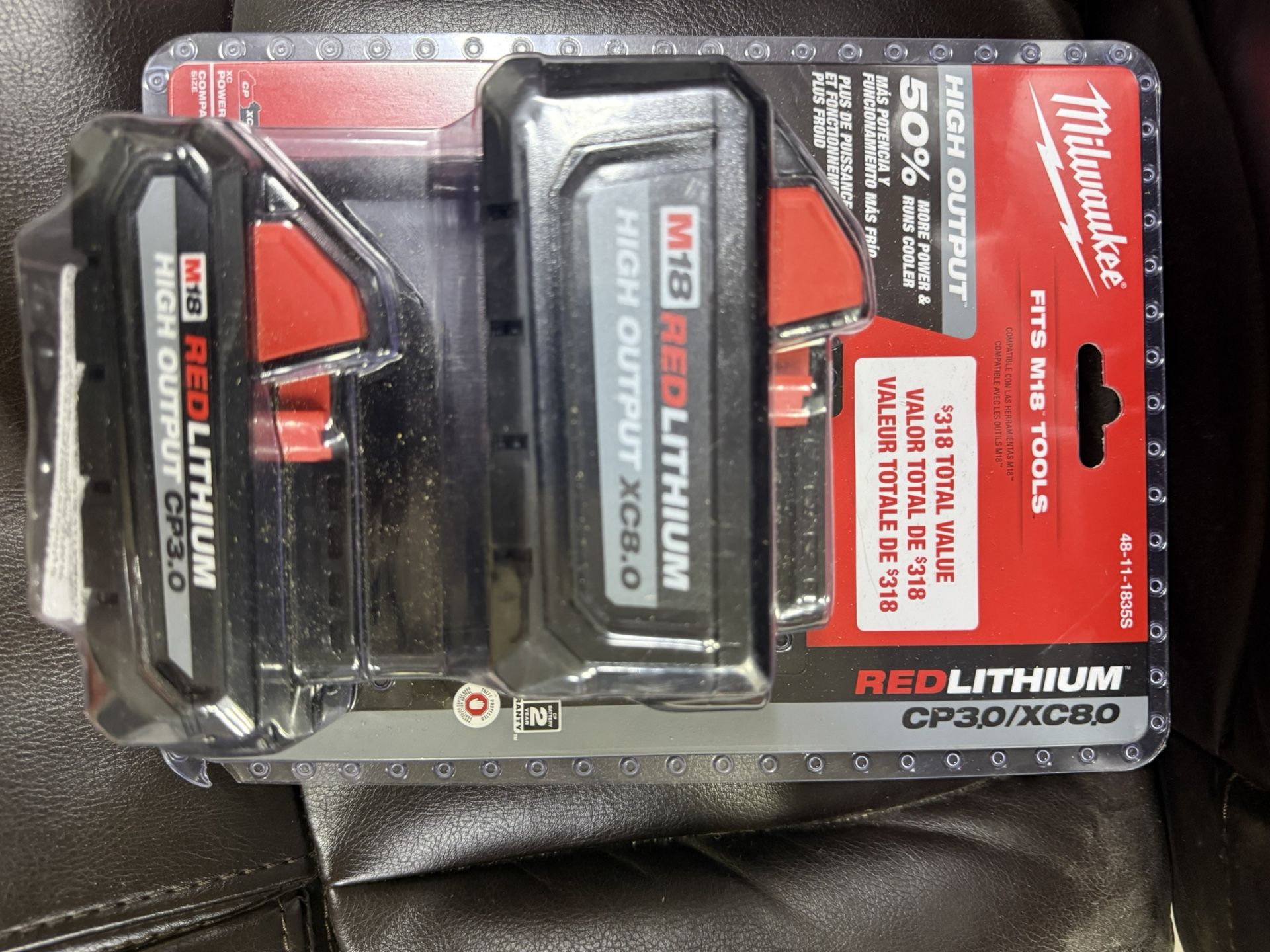 MILWAUKEE BATTERY 2-PACK