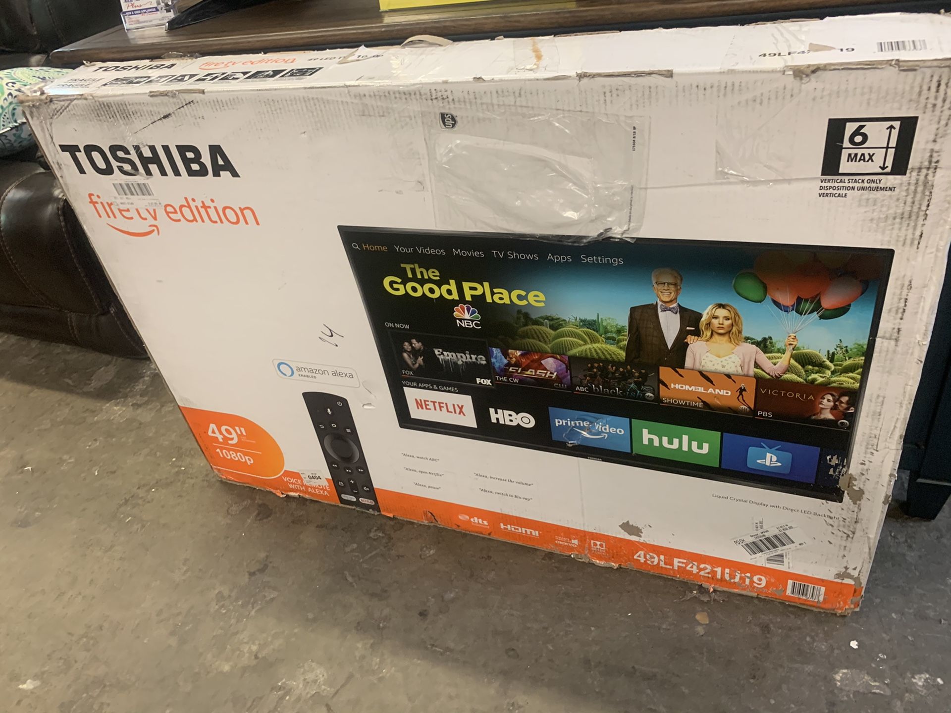 Toshiba 49 “ tv