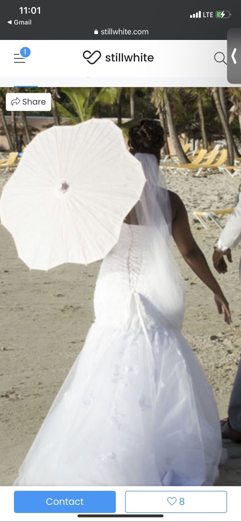 White Lace Wedding Dress