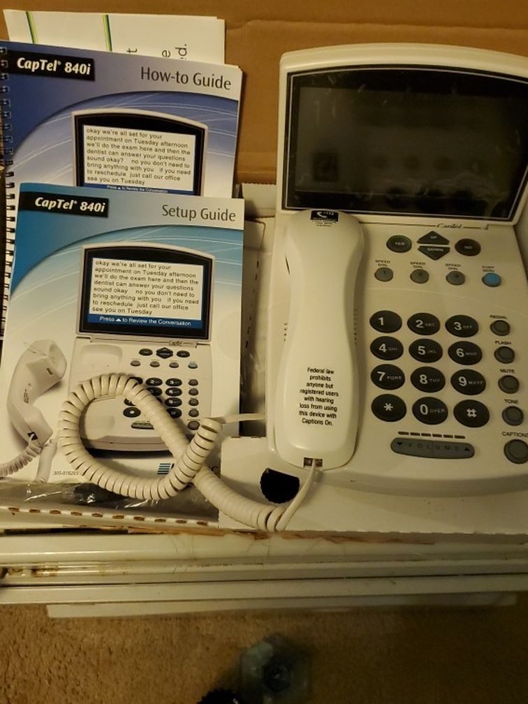 Cap Tel 840 I Phone