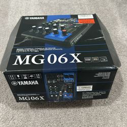 Yamaha Sound Mixer MG 06X