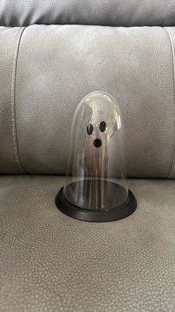New Clear Ghost Glass Wood Halloween Decoration