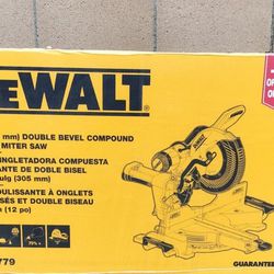 DEWALT

15 Amp Corded 12 in. Double Bevel Sliding Compound Miter Saw, Blade Wrench and Material Clamp

