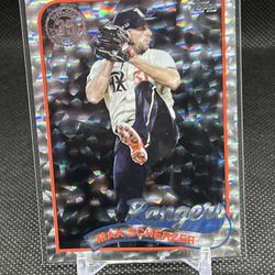 MLB Trading Cards Max Scherzer #89B-98 2024 Topps Series 1 Silver Foil-board 