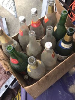 Old antique bottles