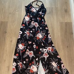 Long Floral Dress