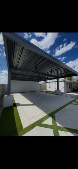 Metal pergolas