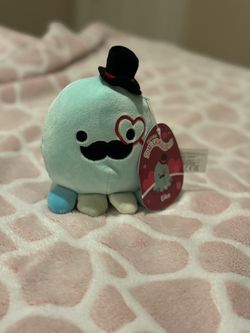 Eiko Valentines Day Edition Teal /baby blue Octopus 🐙4”