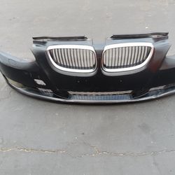 2007-2010 Bmw 328i Coupe (2doors) Complete Front Bumper With Grills And Fog Lights With Accessories OEM.