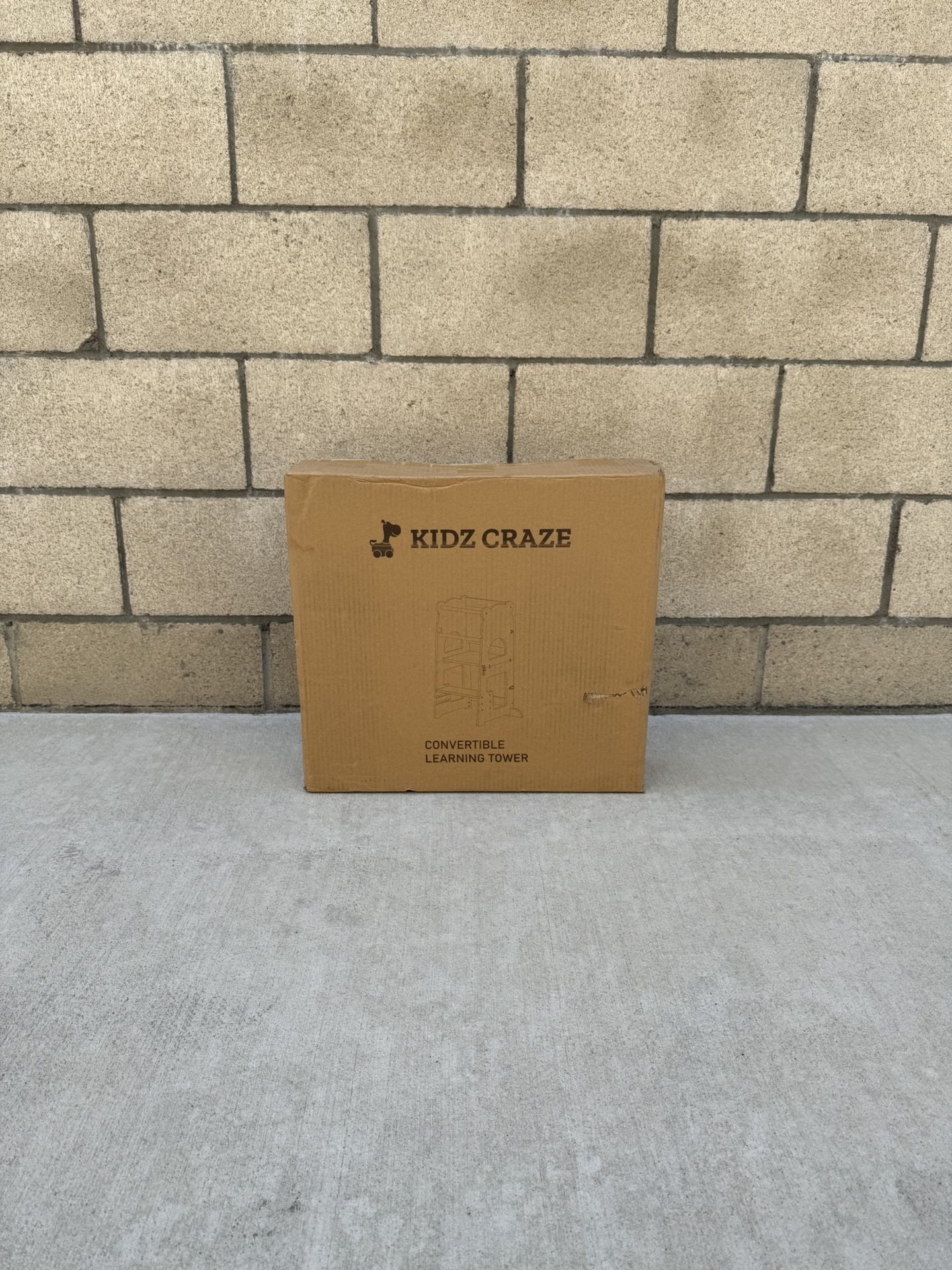 NEW Kid Craze White Collapsible Toddler Step Stool w/Chalkboard, Safety Rail, & Standing Tower for Kids **$40 Each**