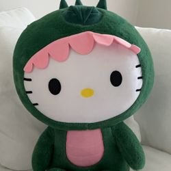 Hello Kitty Dinosaur Costume 17 Inch Plush
