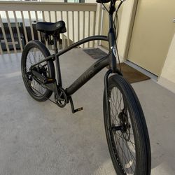 Electra Townie Go! 7D Step-Over (Matte Black - Internal Battery)