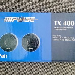 Impulse Audio Dome Tweeters Brand New In The Box 