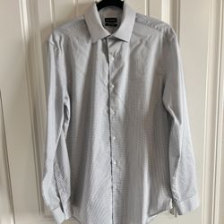 Van Heiden Light Gray Dress Shirt 