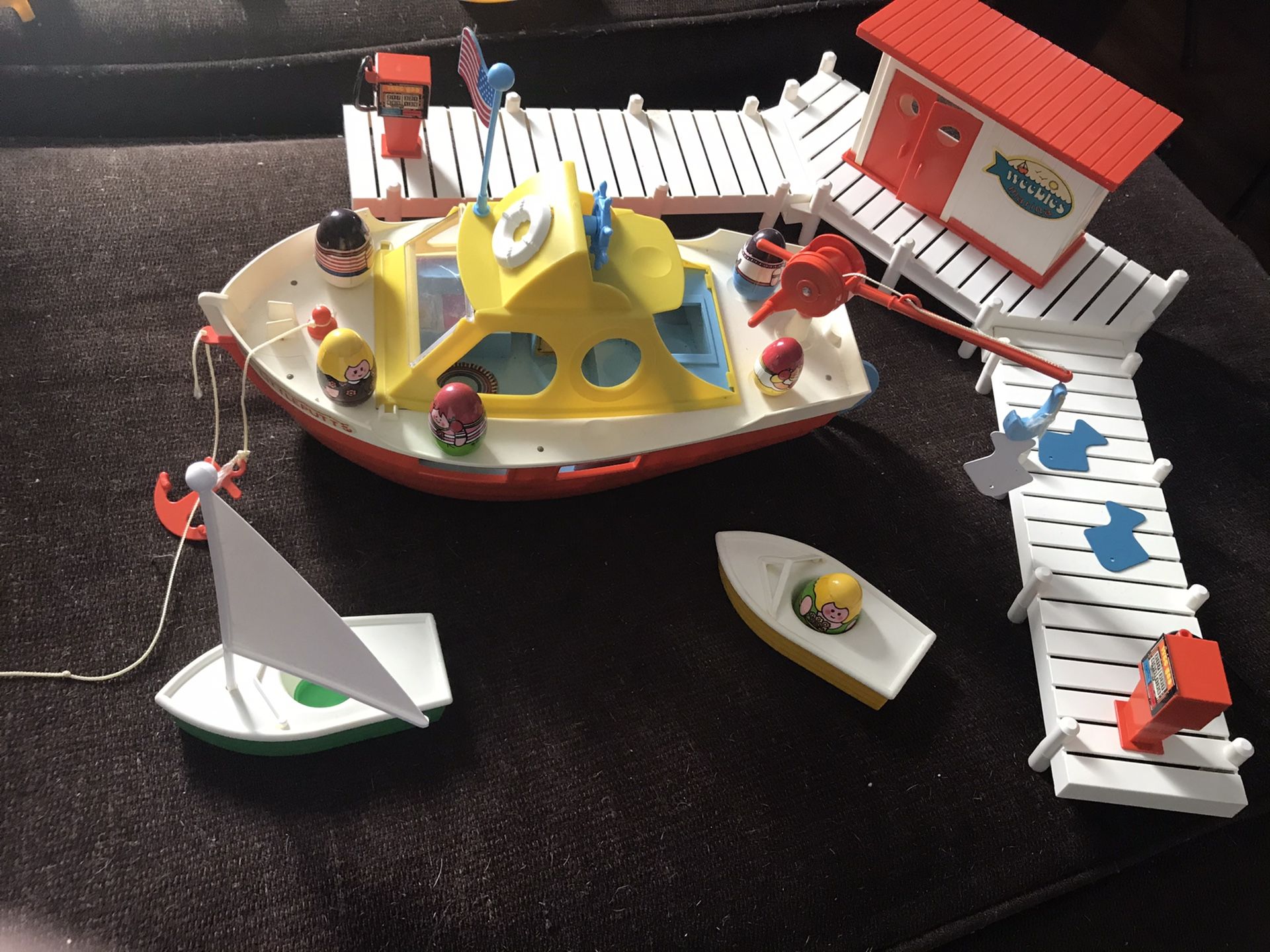 Vintage 1973 Weeble’s Marina and Weeble’s Camper