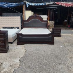 Recamara King Con Colchones 