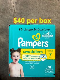 Pampers Swaddlers Size 7 Diapers – 70 Count