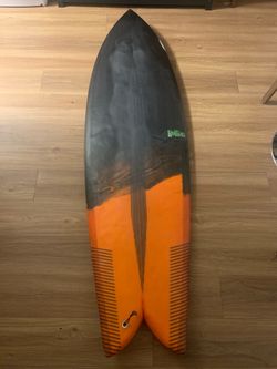 6’6” Quad fish surfboard