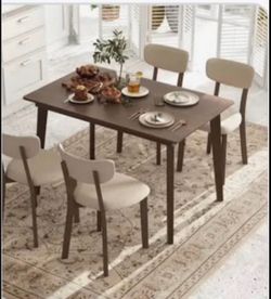 Modern Wayfair Dining Table Set for 4-Chairs included