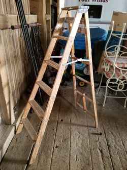 Early painters wood ladder